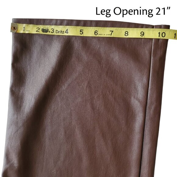 Black Tape Brown Wide Leg Pants - Picture 14 of 15